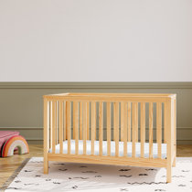 Light cheap brown crib